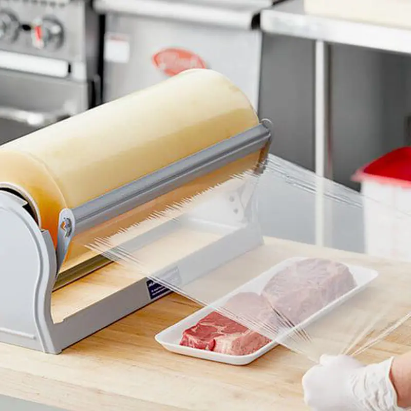 18 x 5000 fit 50 Gauge Dual Layer Meat Wrapping Film - Image 2