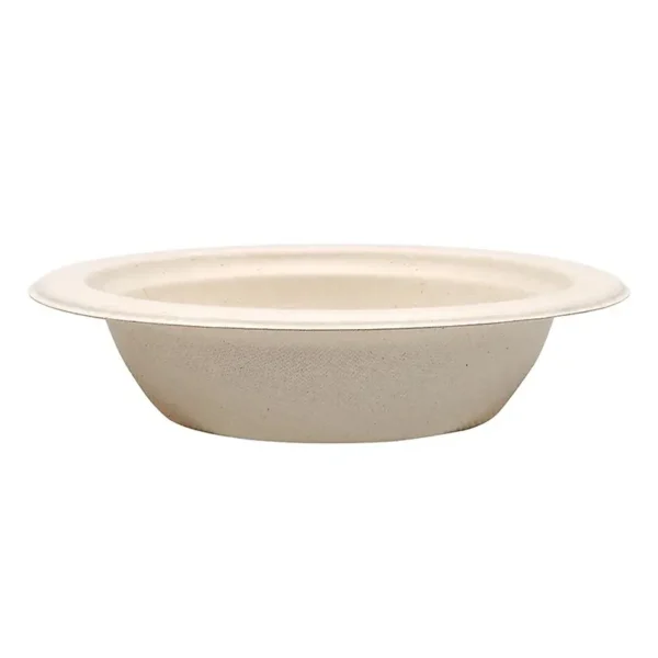 Eco friendly 12 oz. Compostable No PFAS Added Bamboo Bagasse Bowl – 1000/Case - Image 4