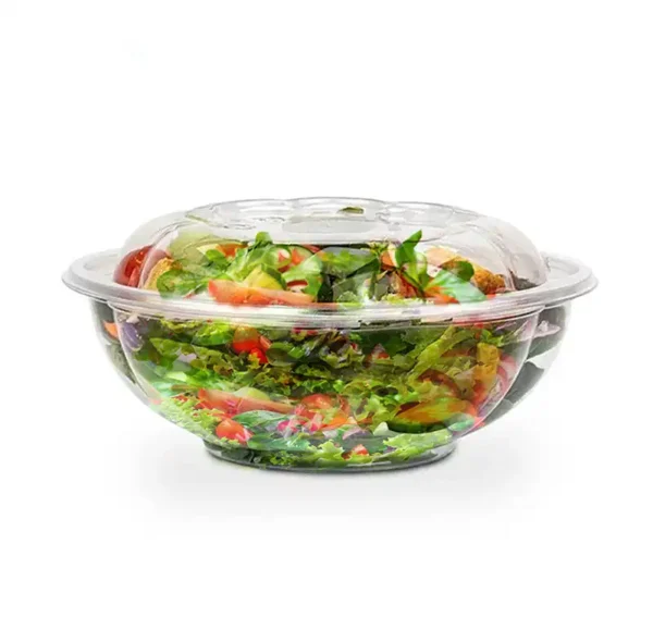 Plastic Salad Bowl with Lid - Image 6
