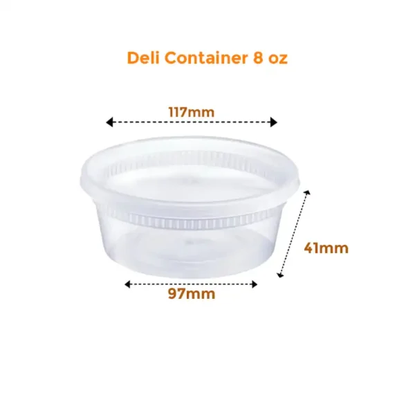 Microwavable Translucent Plastic Deli Container - Image 4