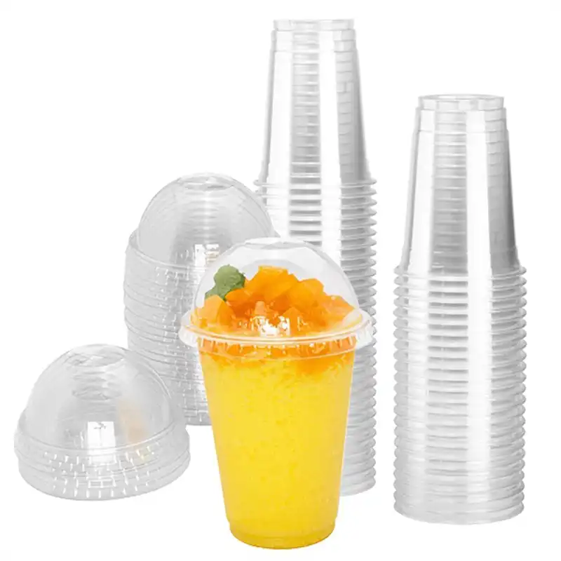 Clear Dome Lid with 1 Hole