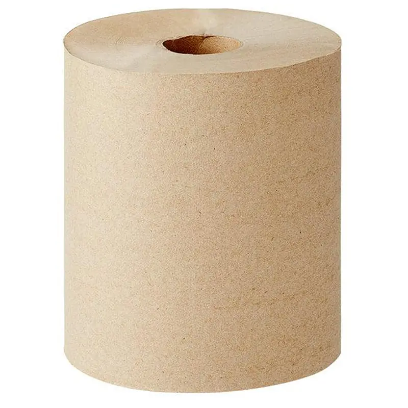 8” Kraft Hardwound Paper Towel, 800 Feet Roll – 6/Case