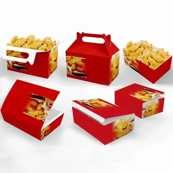 CH – 250-2, 500x240x360MM Large Size Printed chicken paper food Box -250 Pc/Case - Image 6
