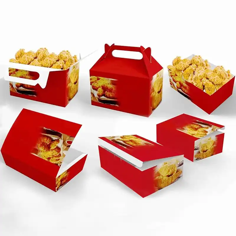 Printed Chicken Paper Food Box