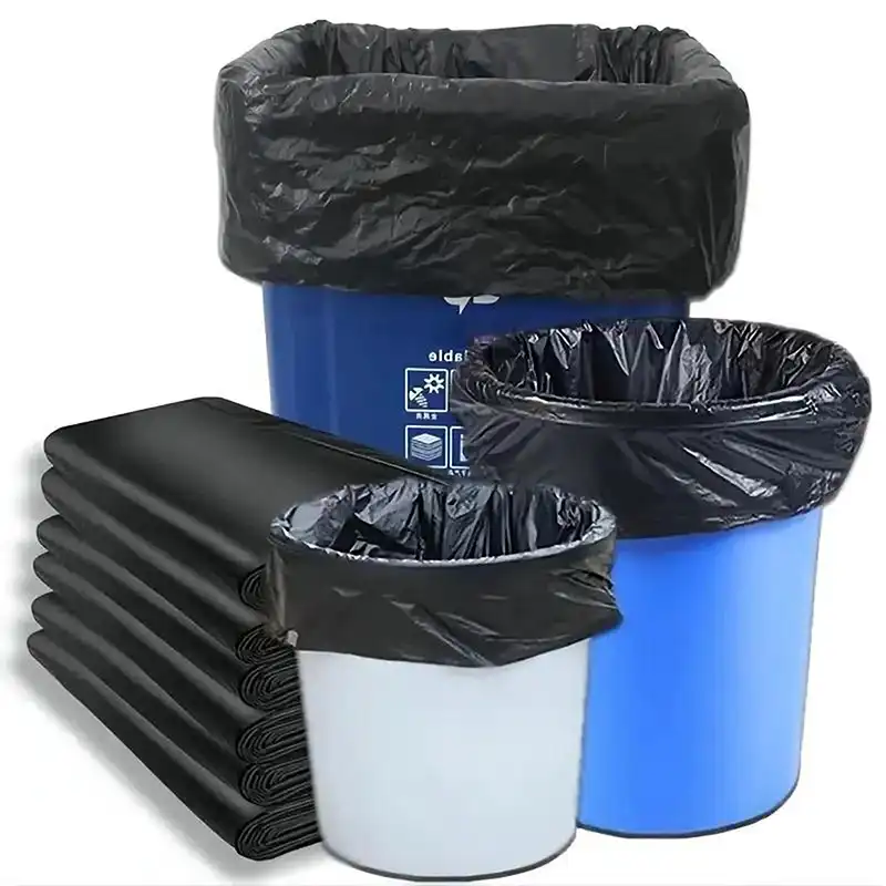 Medco-46Gallon 1.2 Mil 40” x 46” Low Density Medium-Duty Clear Can Liner Trash Bag-100/Case