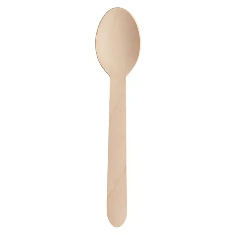 6 1.4” Wrapped Natural Wooden Spoon – 500/Case