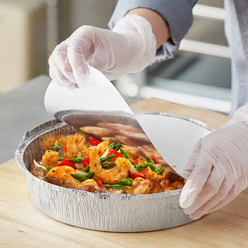 6” Round Foil-Laminated Board Lid – 500/Case