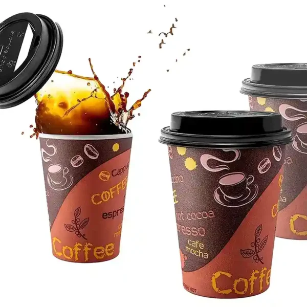 Hot Paper Cup Travel Lid - Image 2