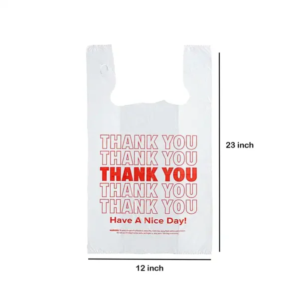 Plastic T-Shirt Bag - Image 4