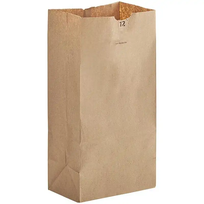 12 lb. Brown Paper Bag – 500/Bundle