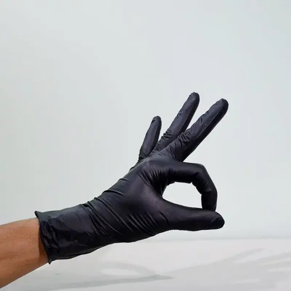 Powder-Free Disposable Nitrile 4 Mil Thick Textured Gloves - 1000/Case - Image 3