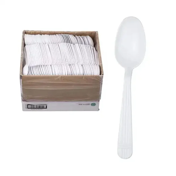 Polystyrene Plastic Spoon - 1000/Case - Image 3