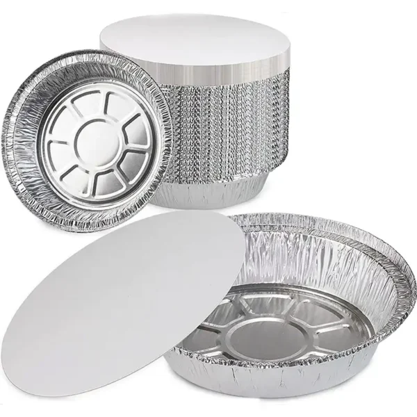 Round Foil-Laminated Board Lid - Image 3