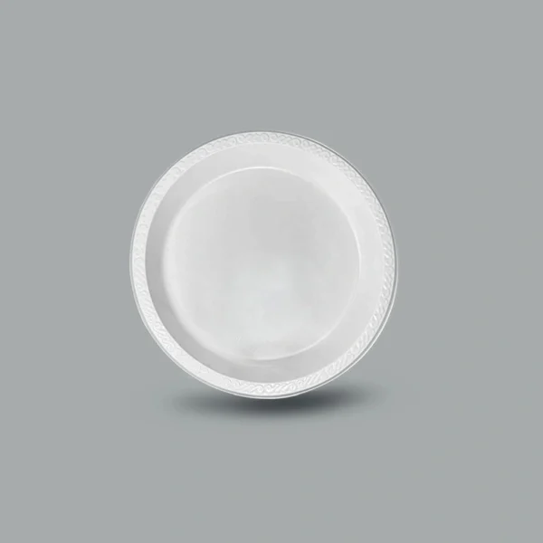 White Ivory Mineral-Filled Polypropylene Plate - Image 3