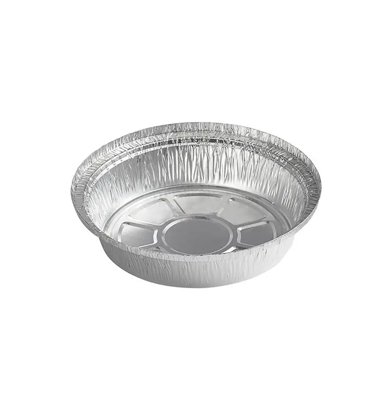 7” Round Heavy Weight Foil Take-Out Pan – 500/Case