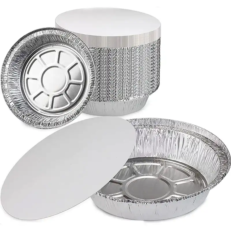 8” Round Foil-Laminated Board Lid – 500/Case