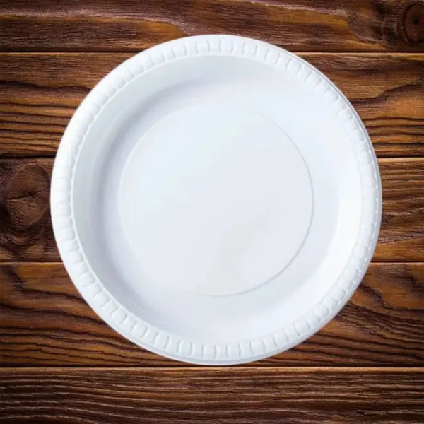 Eco Friendly No PFAS Added Bamboo Bagasse Blend 10” Plate – 400/Case - Image 4