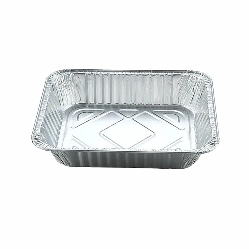 1.5 lb. Oblong Shallow Foil Take-Out Container – 500/Case