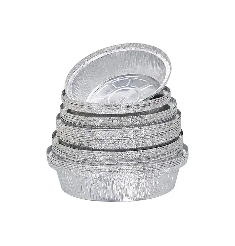 9” Round Heavy Weight Foil Take-Out Pan – 500/Case