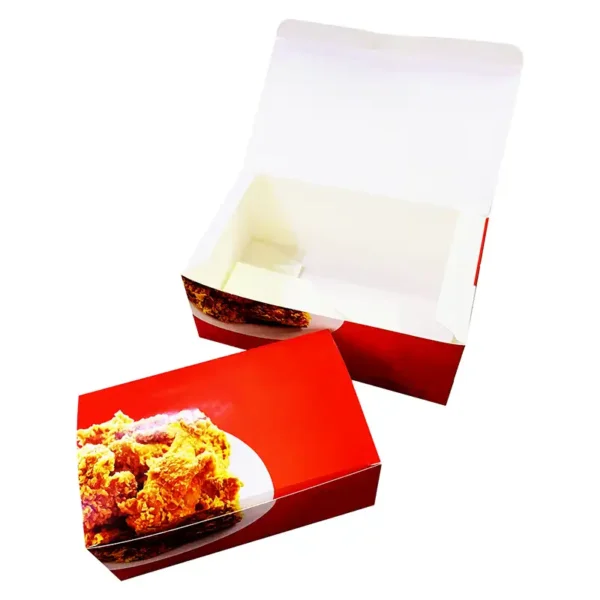 CH – 300, 350×210 x295MM Small Size Printed chicken paper Box-300 Pc/Case - Image 5