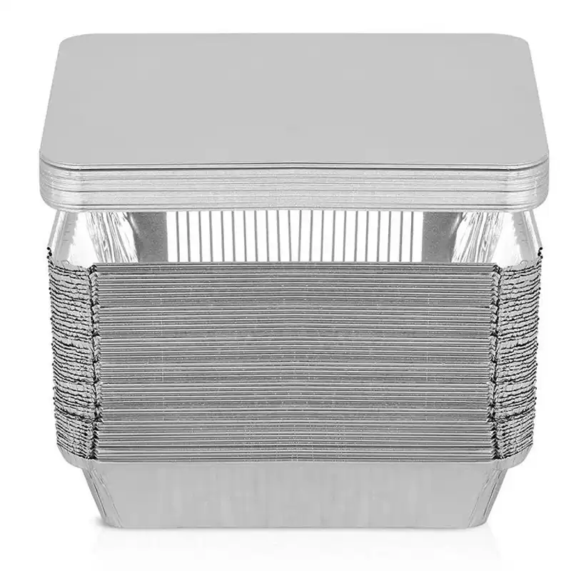 2.25 lb. Oblong Foil Take-Out Container – 500/Case
