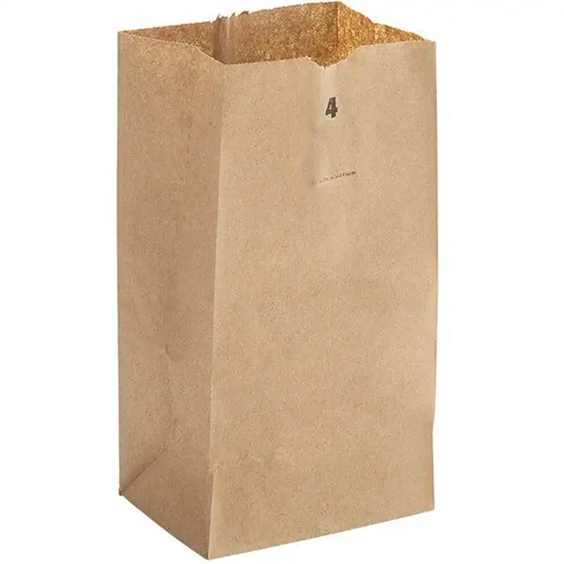 4 lb. Brown Paper Bag – 500/Bundle